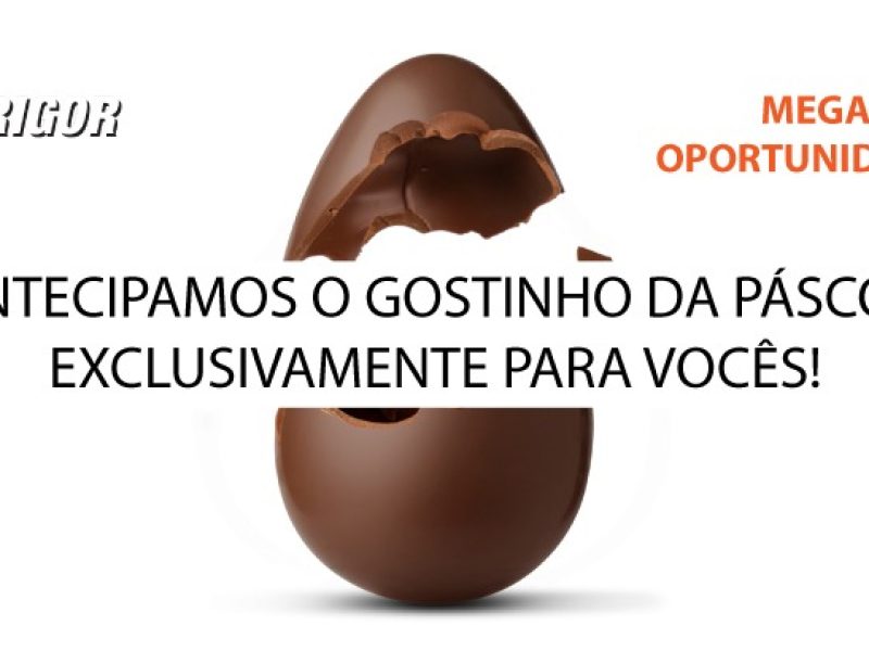 Antecipamos o gostinho da Páscoa com exclusividade para vocês.